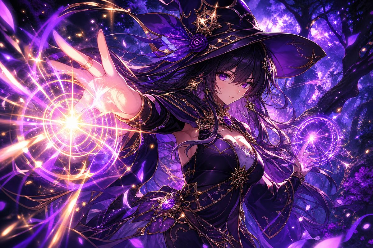 少萝-魔法少女紫晶传说动漫演示